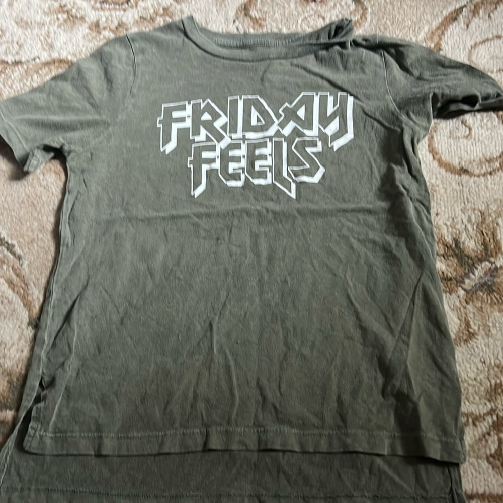 Green boy shirt